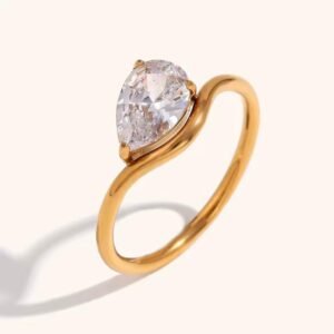 Anillo piedra Gota